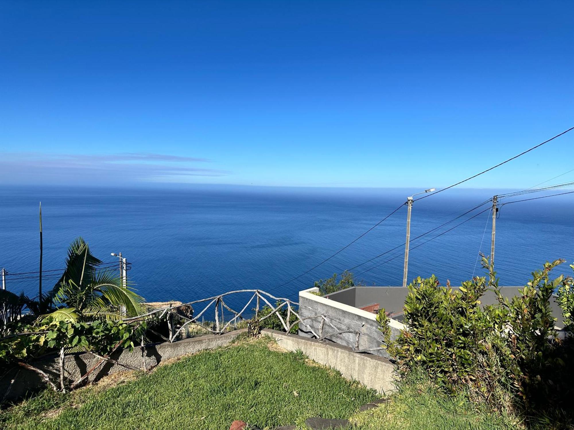 Вилла Cozy Sea View House Faja Da Ovelha Кальета Экстерьер фото