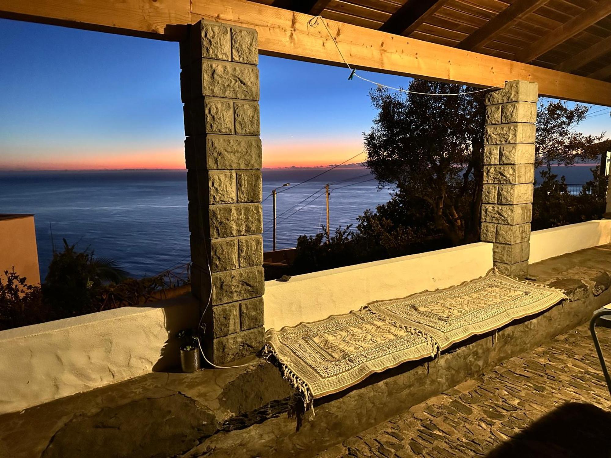Вилла Cozy Sea View House Faja Da Ovelha Кальета Экстерьер фото